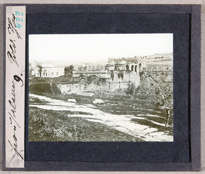 Vorschaubild Jerusalem: Goldenes Tor von innerhalb der Mauern (Foto 19. Jhd.) 